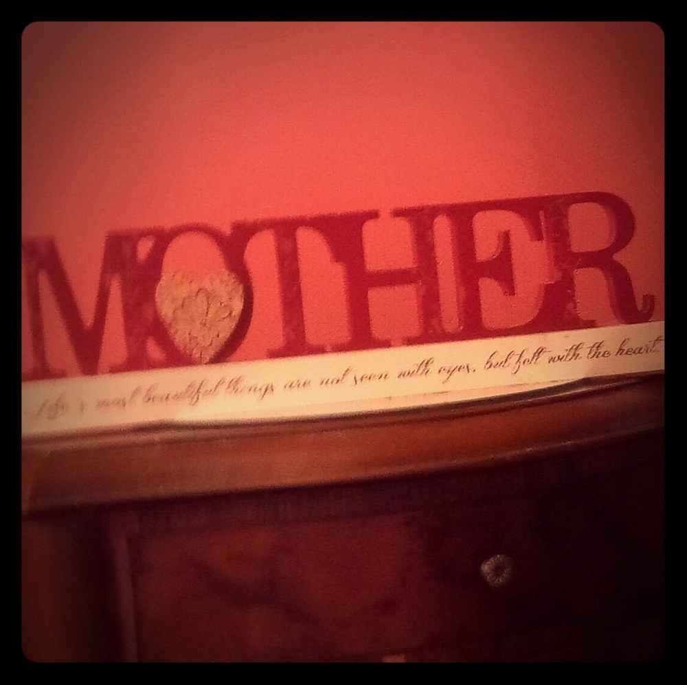 Mother self standing plaque